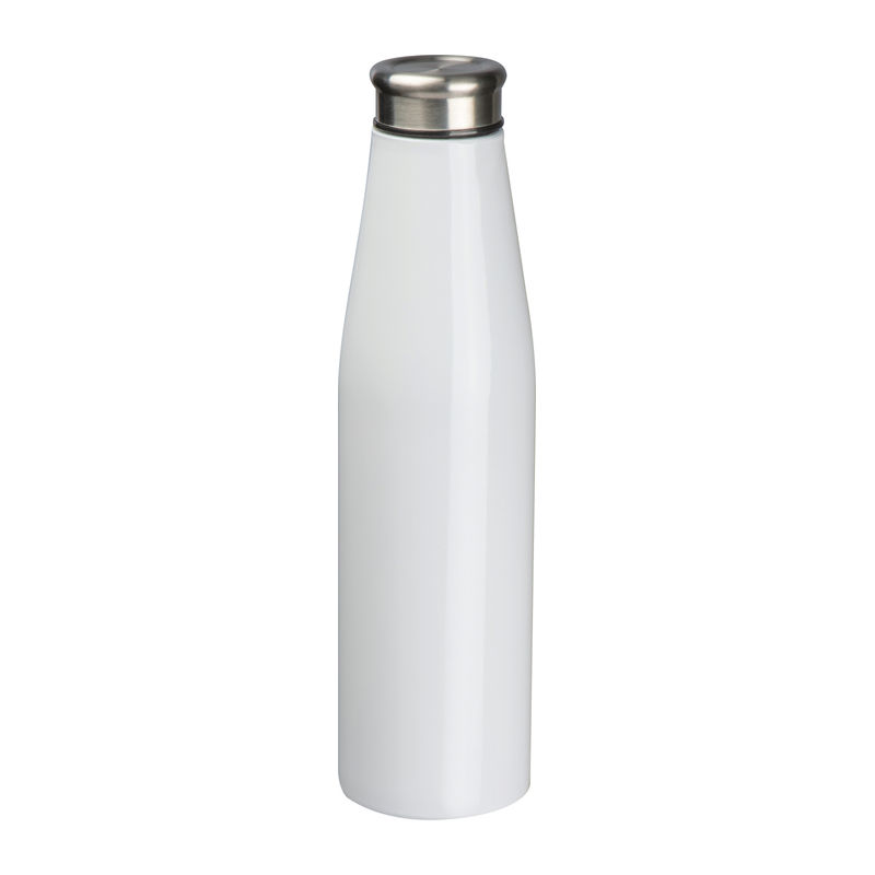 Fehér 750 ml-es fém ivópalack